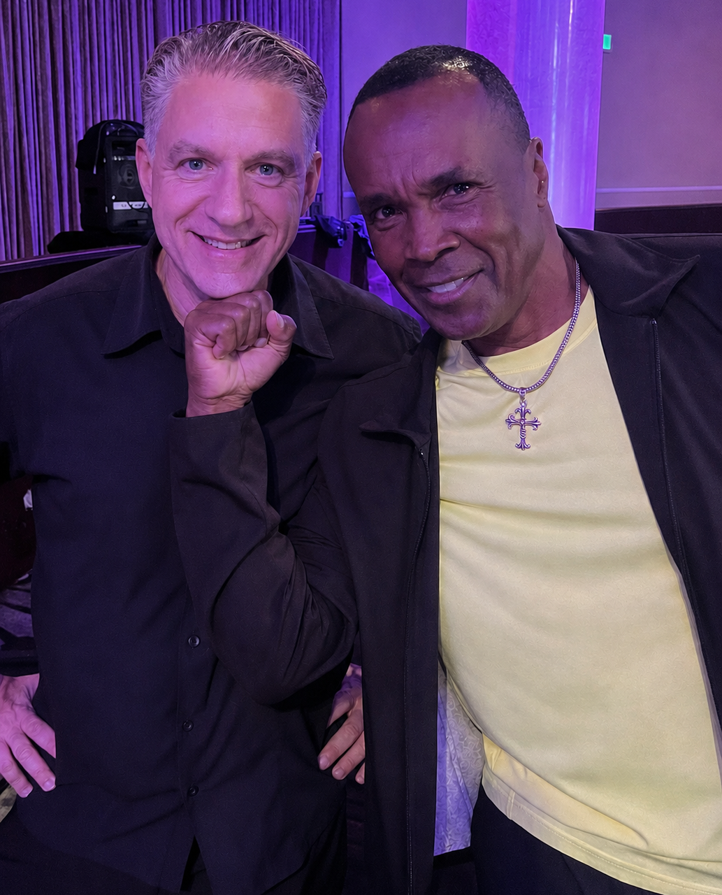 mike guadagno and sugar ray leonard